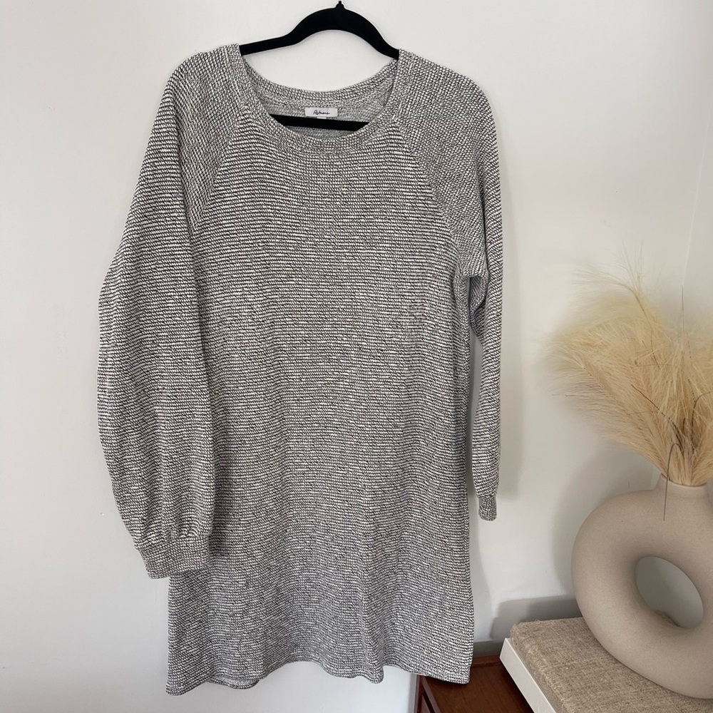 Reitmans Heathered Gray Midi Dress